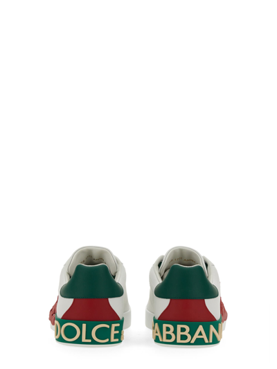 Shop Dolce & Gabbana Portofino Sneaker In Rosso