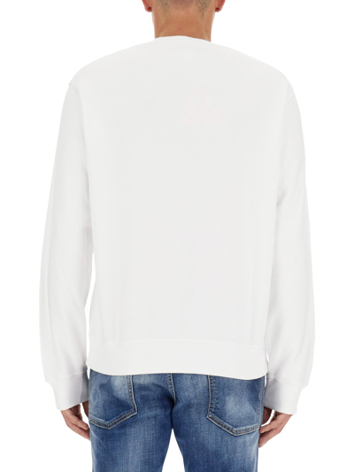 Shop Dsquared2 Dsquared X Pac-man Sweatshirt In Bianco