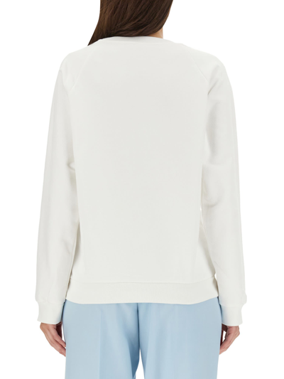 Shop Marni Heart Crucipuzzle Sweatshirt In Bianco