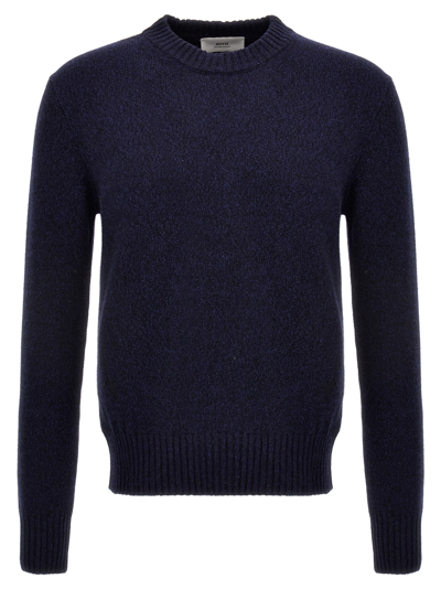 Shop Ami Alexandre Mattiussi Ami De Coeur Sweater In Blue