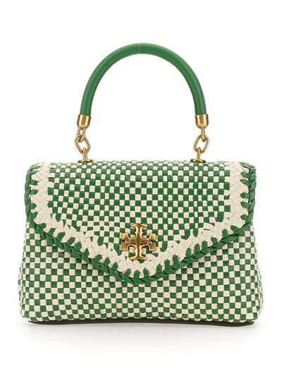 Shop Tory Burch Kira Mini Bag In Verde