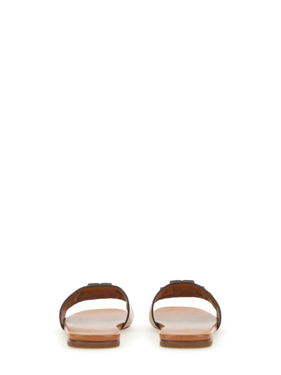 Shop Tory Burch Slider Ines In Cuoio