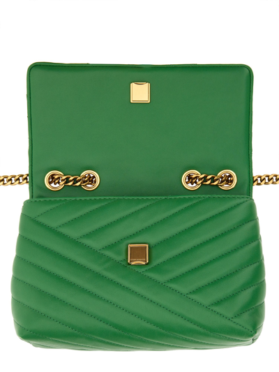 Tory Burch Green Kira Convertible Shoulder Bag In Verde