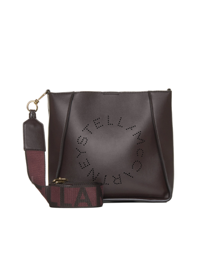 Shop Stella Mccartney Shoulder Bag In Chocolate Brown