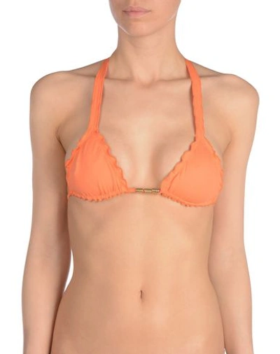 Heidi Klein Bikini Tops In Orange