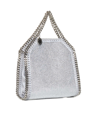 Shop Stella Mccartney Shoulder Bag In Silver