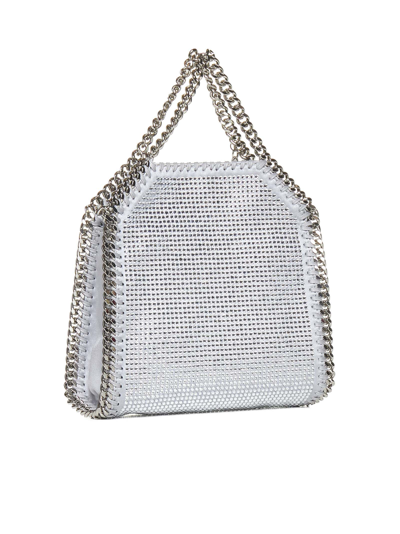 Shop Stella Mccartney Shoulder Bag In Silver