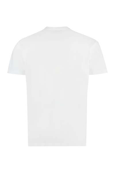 Shop Dsquared2 Logo Cotton T-shirt In White