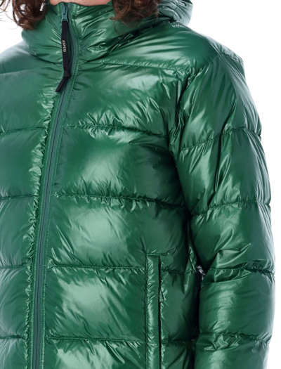 Shop Aspesi Budd Puffer Jacket In Green