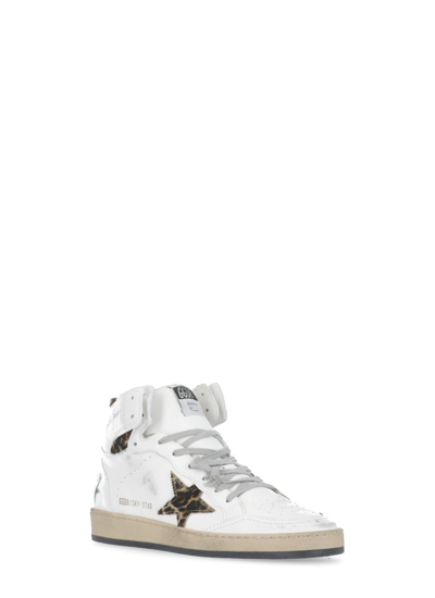 Shop Golden Goose Sky Star Sneakers In White