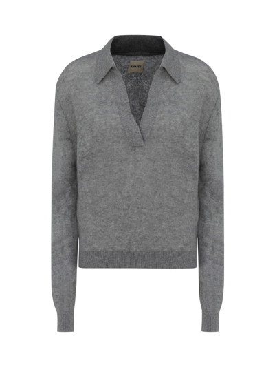 Shop Khaite Jo Pullover In Warm Grey