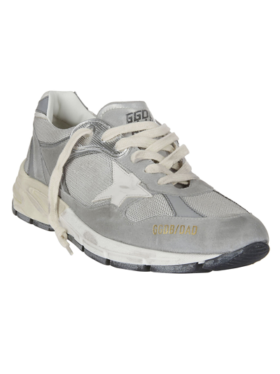 Shop Golden Goose Running Dad Net Upper Suede Toe And Spur Leather S In 60379