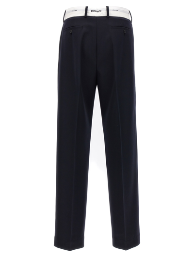 Shop Palm Angels Sartorial Tape Chino Pants In Black