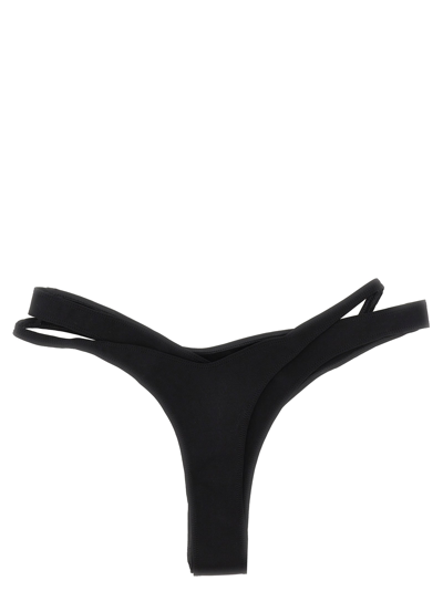 Shop Mugler Double-effect Bikini Briefs In Black