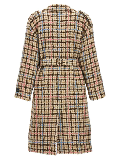 Msgm Houndstooth In Multicolor