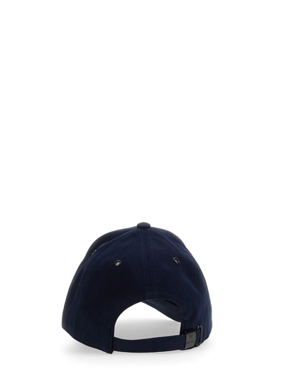 Shop Ps By Paul Smith Zebra Baseball Hat In Blu