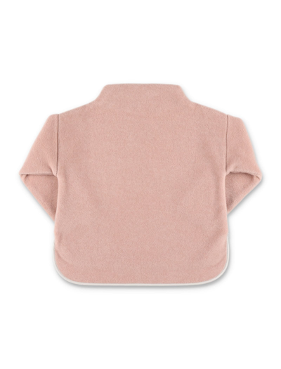 Shop Il Gufo Fleece Pile Sweatshirt In Pink