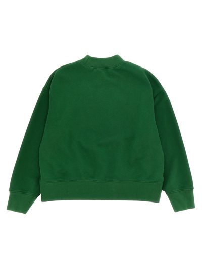 Shop Palm Angels Teddy Sweatshirt In Green