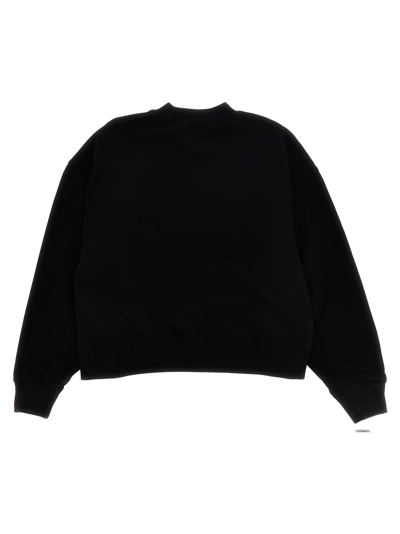 Shop Palm Angels Teddy Sweatshirt In Black