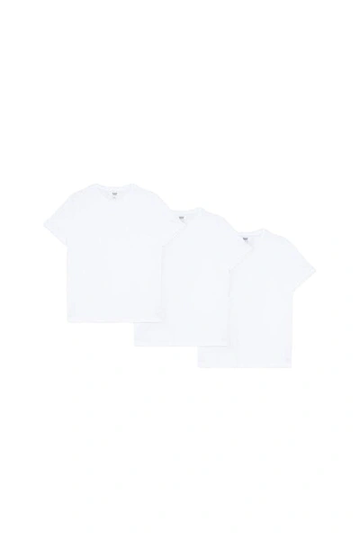 Shop Burton Mens Crew Neck T-shirt Pack Of 3 -white