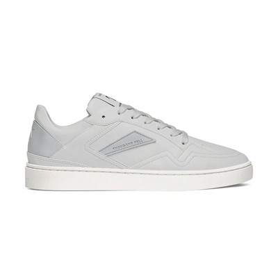Shop Thousand Fell Men's Court Sneakers | Stone In Grey