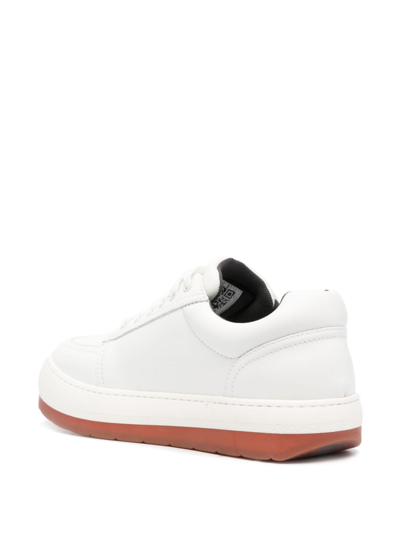 Shop Sunnei Dreamy Lace-up Sneakers In White