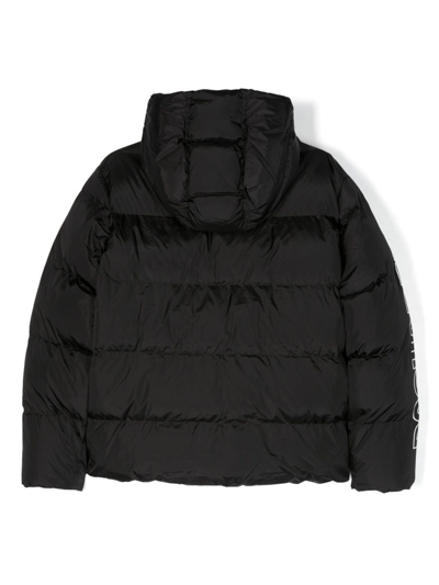Dsquared2 Logo-print Padded Jacket In Black