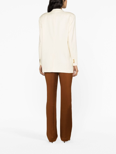 Fabiana Filippi Double-breasted Blazer In White