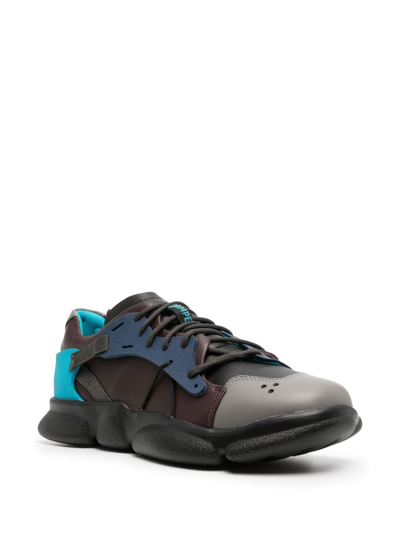 Camper Twins Mismatched Sneakers In Purple