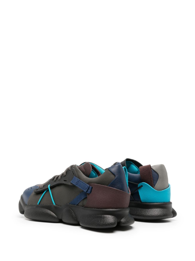 Camper Twins Mismatched Sneakers In Purple