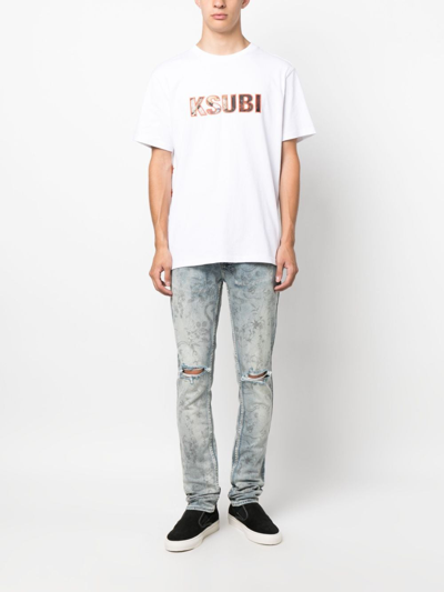 Ksubi Men's Van Winkle Unearthly Graphic Jeans In Blue