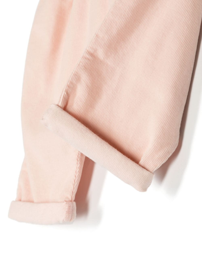 Shop Teddy & Minou Cotton Corduroy Trousers In Pink