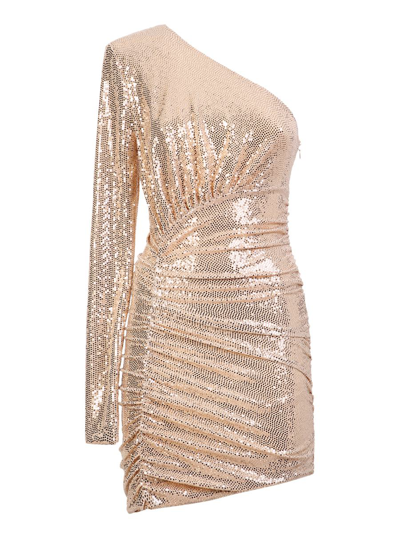 Shop Alexandre Vauthier Dresses In Metallic