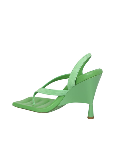 Shop Gia Borghini Sandals In Green