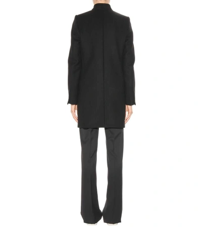 Shop Stella Mccartney Wool-blend Coat In Llack