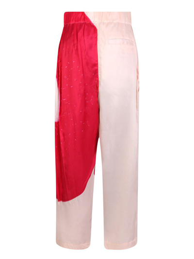 Shop Issey Miyake Trousers In Pink