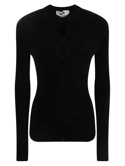 Msgm Pop Pullover In Black