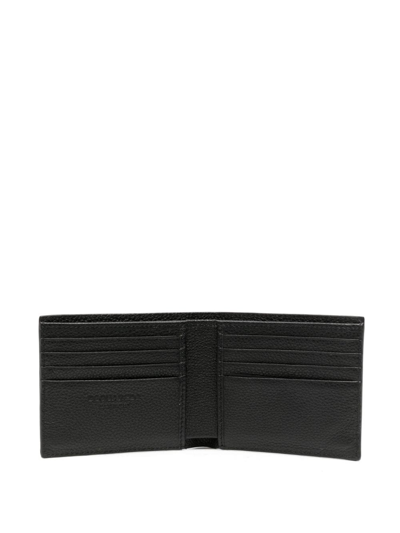 Dsquared2 Logo-debossed Bi-fold Wallet In Black