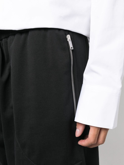 Shop Jil Sander Knee-length Tailored Shorts In Black