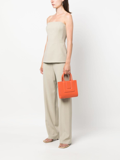 D'estree Small Sol Tote Bag In Orange