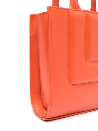 D'estree Small Sol Tote Bag In Orange