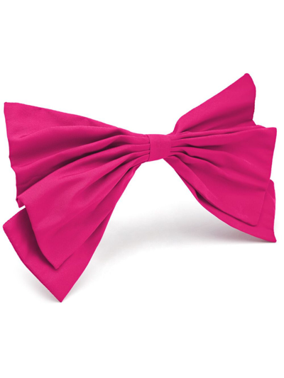 Shop Nina Ricci Pleated-bow Taffeta Hairclip In Pink