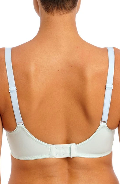 Freya Offbeat Underwire Side Support Bra In Pure Water