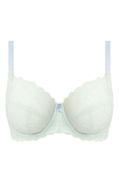 Freya Offbeat Underwire Side Support Bra In Pure Water