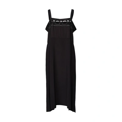 Shop Maison Margiela Silk Viscose Dress In Black