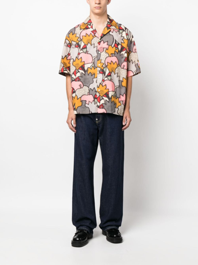 Kenzo Wide-leg Jeans In Blau