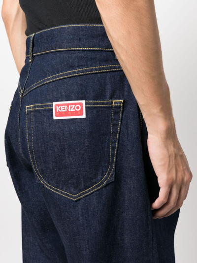 Kenzo Wide-leg Jeans In Blau