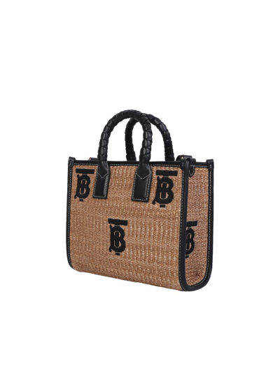 Shop Burberry Totes In Beige