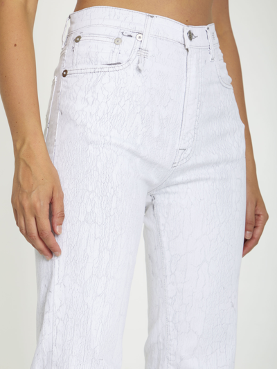 Shop R13 Jane Jeans In Gesso