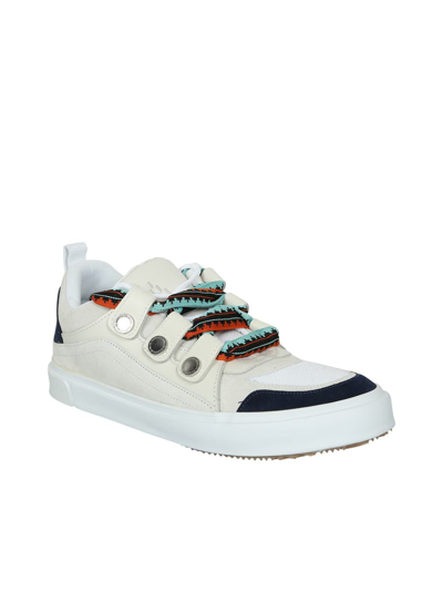 Marcelo Burlon County Of Milan Marcelo Burlon Man Sneakers Beige Size 9 Calfskin In White